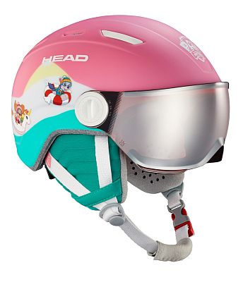 Превью Шлем горнолыжный Шлем горнолыжный HEAD Maja Visor Paw (328163)